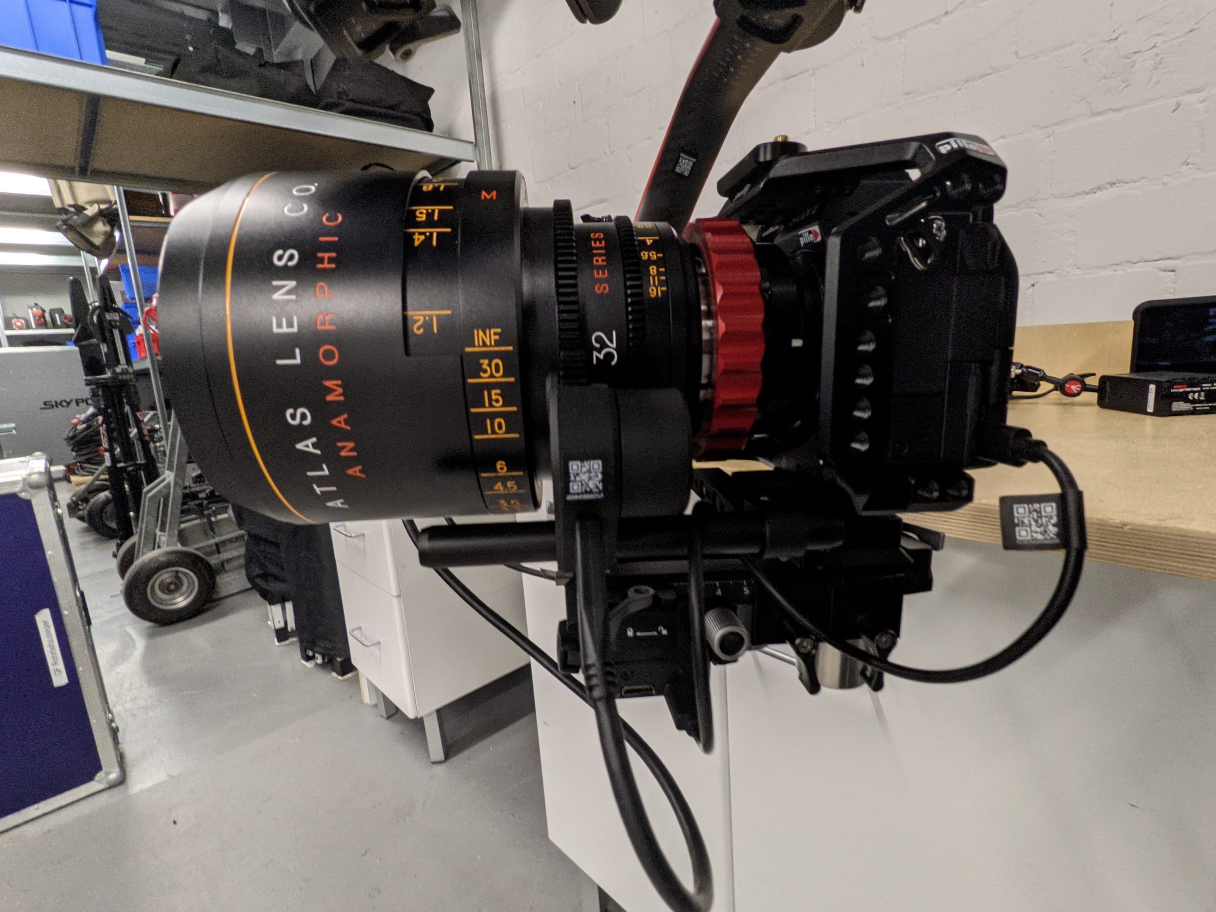 Anamorphic camera setup 11